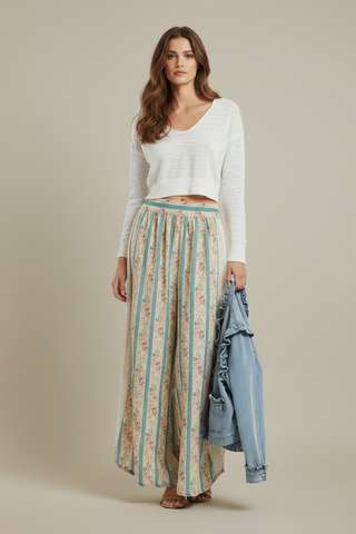 Free People Soft Focus Fine Linen Pull Over