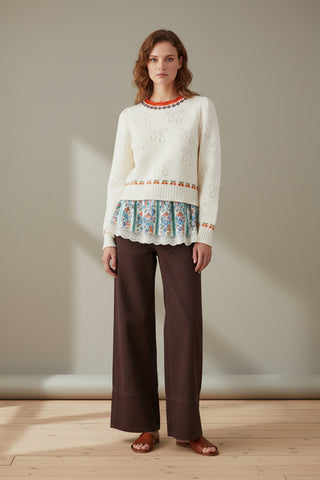 Free People Days End Linen Pull on Pants