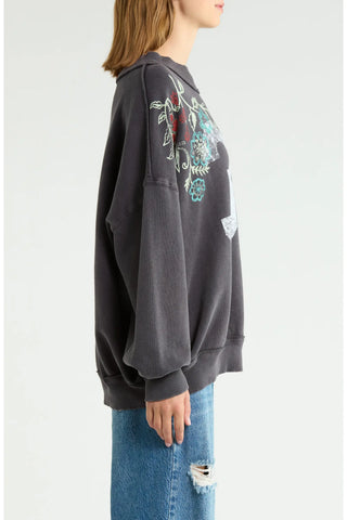 Free People Palm Springs Turtle Sweatshirt