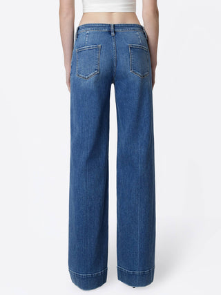 Lovervet by VERVET Low Rise Wide Leg Jeans