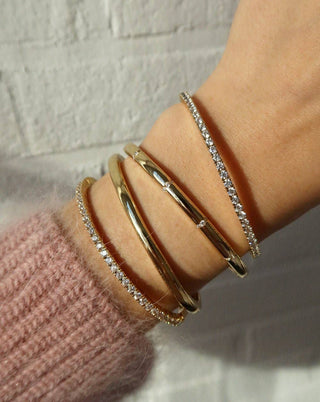 LEANDRA CZ TENNIS BANGLE