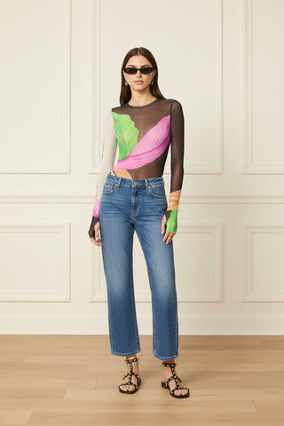 AFRM Kaylee Top - Summer Feathers