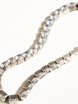 18k René Non-Tarnish Rhinestone Dressy Bracelet