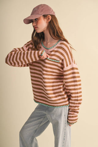 Butterscotch Stripe Sweater
