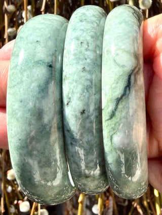 Natural Burma Jade Bangle Bracelet