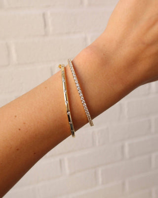 LEANDRA CZ TENNIS BANGLE