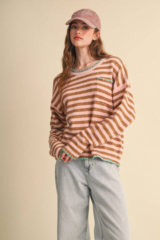 Butterscotch Stripe Sweater