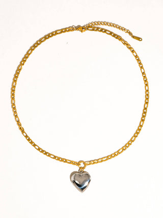 Heidi 18K GP 2T Heart Locket Necklace