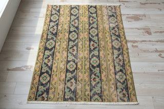 Golden Era Vintage Turkish Rug, 2.7x3.1 Ft