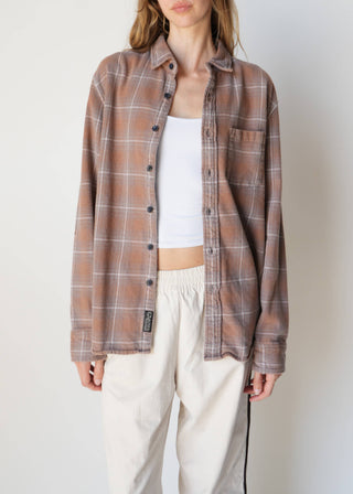 Upcycled One of a Kind Acid Washed Flannel