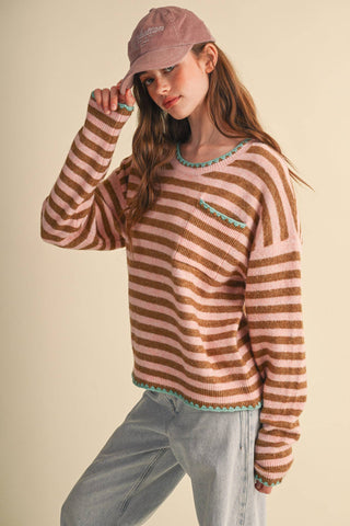 Butterscotch Stripe Sweater