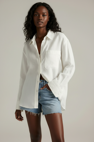 Free People Linen Laurel Top