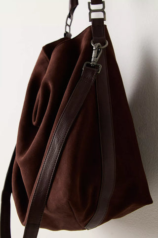 Free People Suzie Suede Slouch Tote