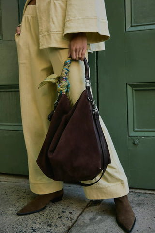 Free People Suzie Suede Slouch Tote