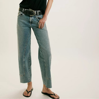 Free People Risk Taker Mid Rise Straight