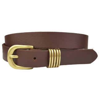 Skinny Genuine Leather Belt