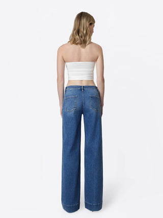 Lovervet by VERVET Low Rise Wide Leg Jeans