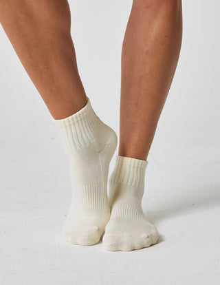 Lucky Honey Everyday Cropped Crew Sock