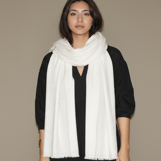 Herringbone Cashmere Scarf