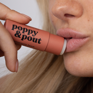 Poppy & Pout Pomegranate Lip Balm