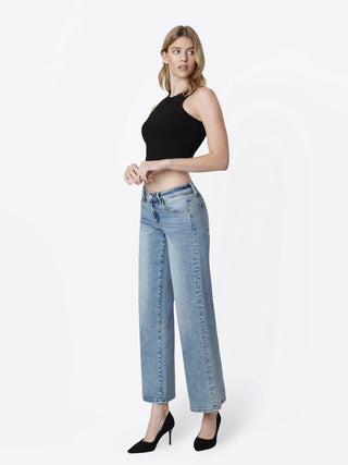 Vervet Low Rise Wide Leg Jeans