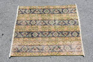Golden Era Vintage Turkish Rug, 2.7x3.1 Ft