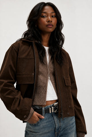 Blair Vegan Suede Sierra Coat