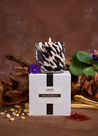 LAFCO Saffron Sandalwood Classic Candle | 6.5 oz, 50 Hours