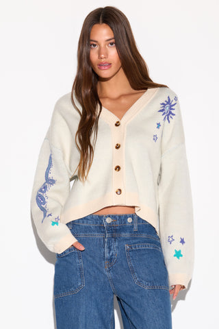 Spiritual Gangster Hourglass Delaney Cardigan