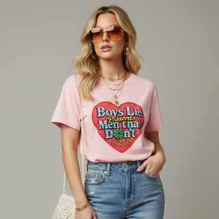 Boys Lie Men Don't Boyfriend Tee