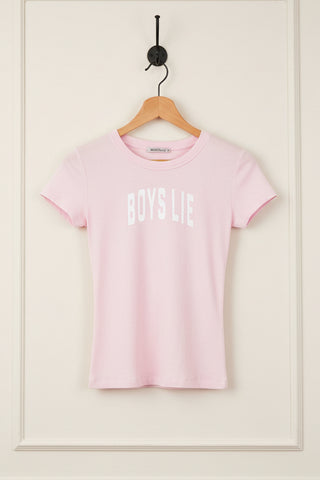 Boys Lie Pinky Promise Baby Tee