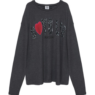 Boys Lie Charcoal Grey Caitlyn Coded Thermal Longsleeve